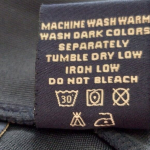 Eddie D Boardsport Men’s Track Jacket 2XLT Navy Blue White Inserts Zip Up Elasti - Picture 7 of 16